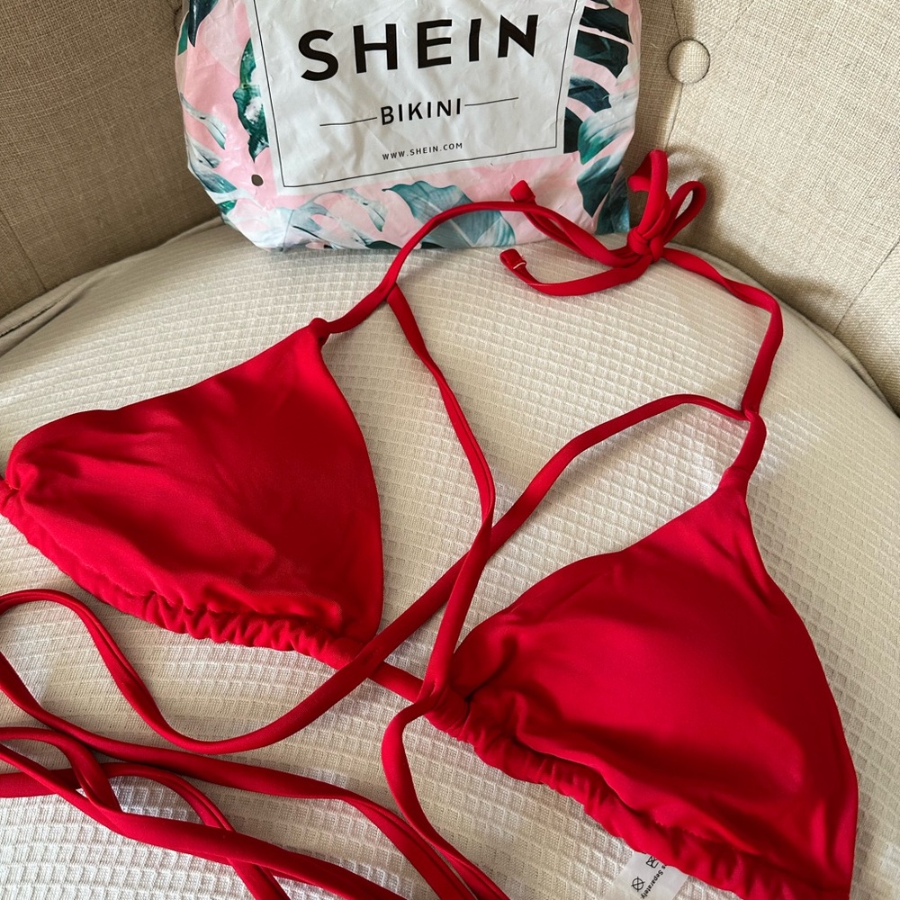 NEW SHEIN Red Bikini Set